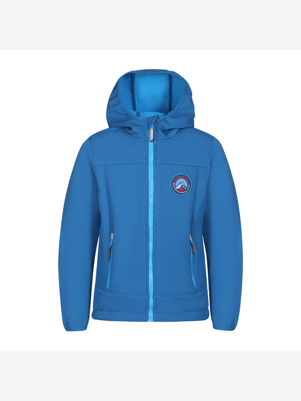 ALPINE PRO Gyermek softshell kabát membránnal ALPINE PRO OMANO mykonosz kék