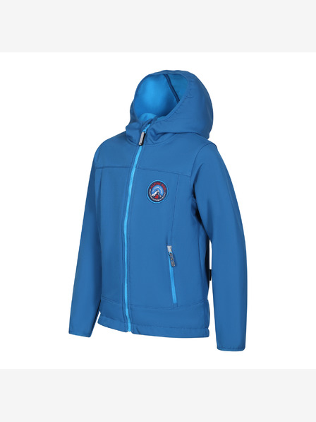 ALPINE PRO Gyermek softshell kabát membránnal ALPINE PRO OMANO mykonosz kék