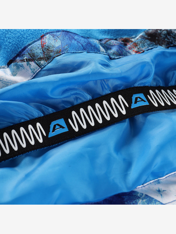 ALPINE PRO Gyermek sí dzseki ptx hó membránnal ALPINE PRO KIWERO kék aster változat pb