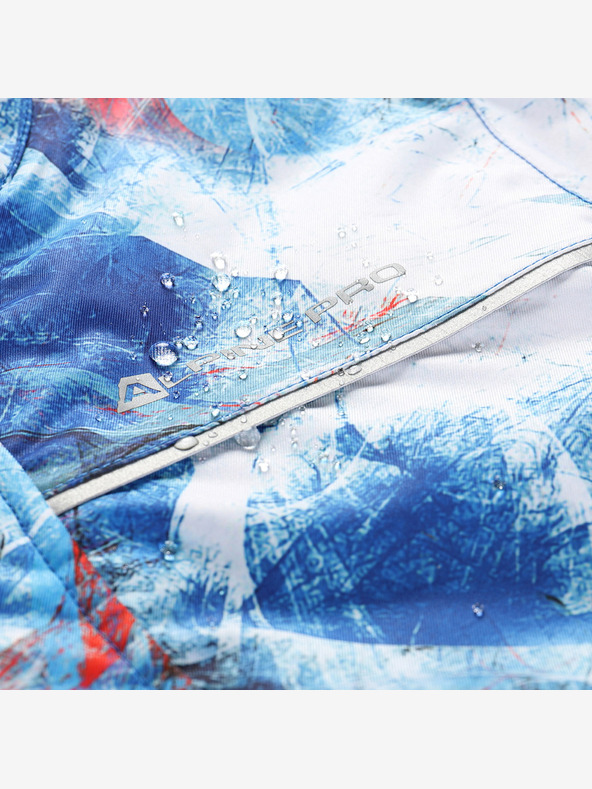 ALPINE PRO Gyermek sí dzseki ptx hó membránnal ALPINE PRO KIWERO kék aster változat pb