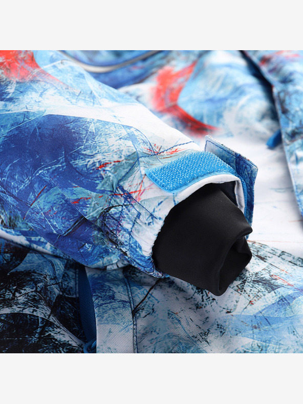 ALPINE PRO Gyermek sí dzseki ptx hó membránnal ALPINE PRO KIWERO kék aster változat pb