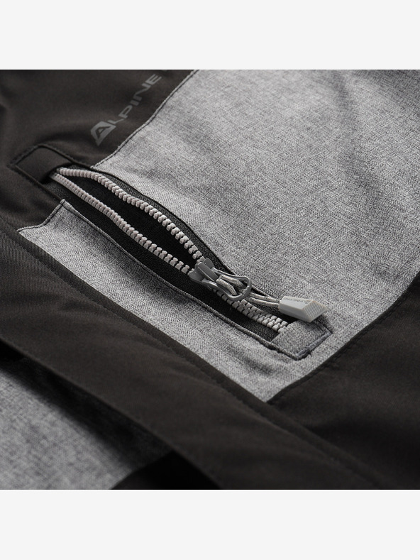 ALPINE PRO Gyermek sí dzseki ptx hó membránnal ALPINE PRO COMEDO fekete