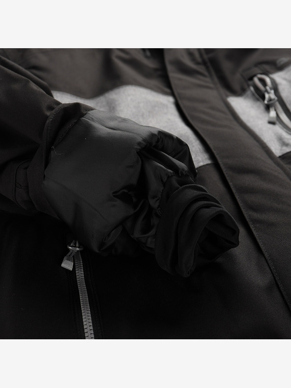 ALPINE PRO Gyermek sí dzseki ptx hó membránnal ALPINE PRO COMEDO fekete