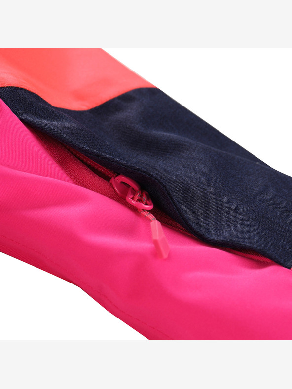 ALPINE PRO Gyermek sí dzseki ptx membránnal ALPINE PRO MELEFO diva rózsaszínű