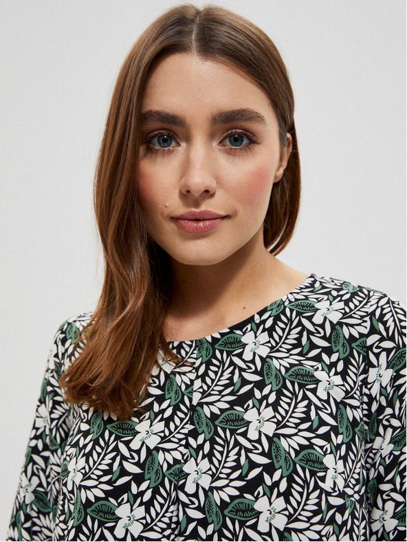 Moodo Egyszínű viszkóz póló Moodo