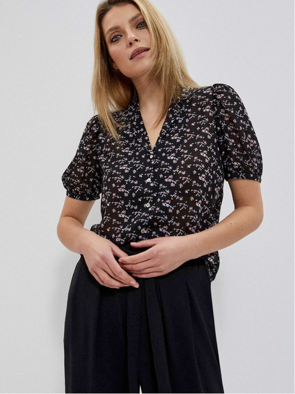 Moodo Viszkózblúz rojtokkal Moodo