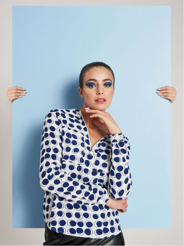 Moodo Mintás blúz Moodo