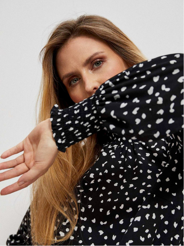 Moodo Fekete női kötött ruha Moodo