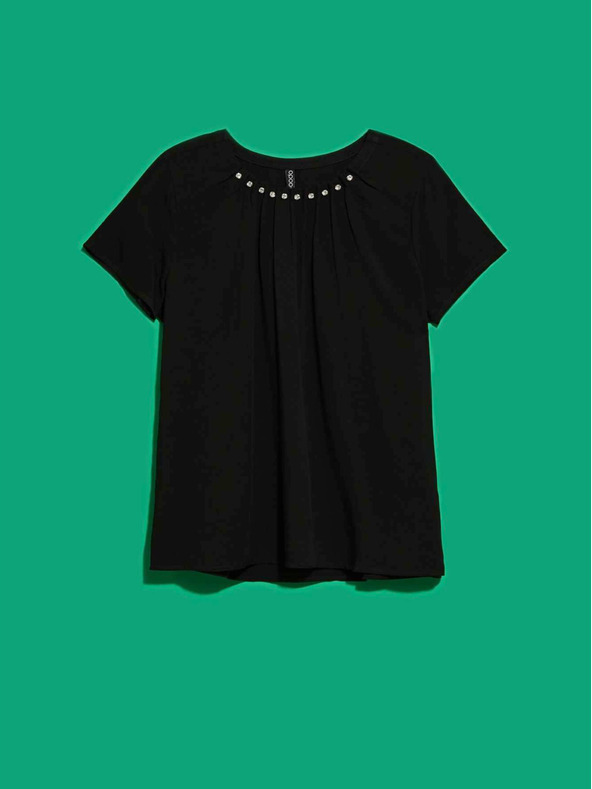 Moodo Fekete női blúz Moodo