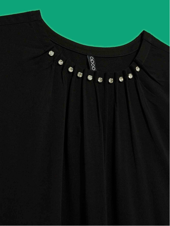 Moodo Fekete női blúz Moodo