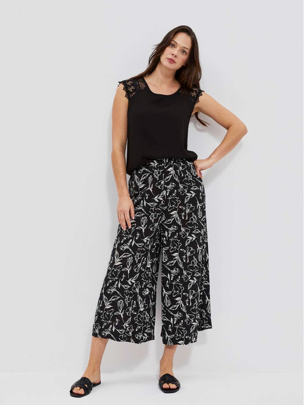 Moodo Fekete női hosszú ing Moodo