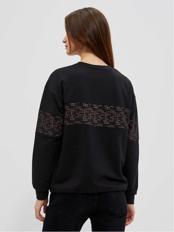 Moodo Fekete női pulóver Moodo