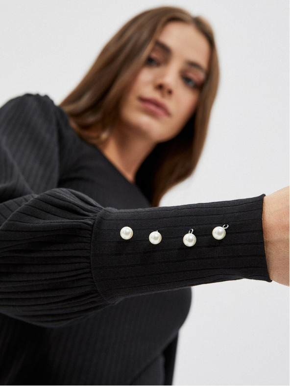 Moodo Fekete női blúz Moodo