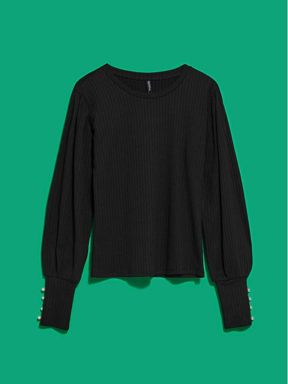 Moodo Fekete női blúz Moodo