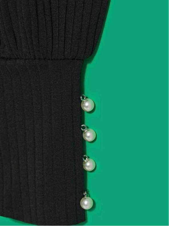 Moodo Fekete női blúz Moodo