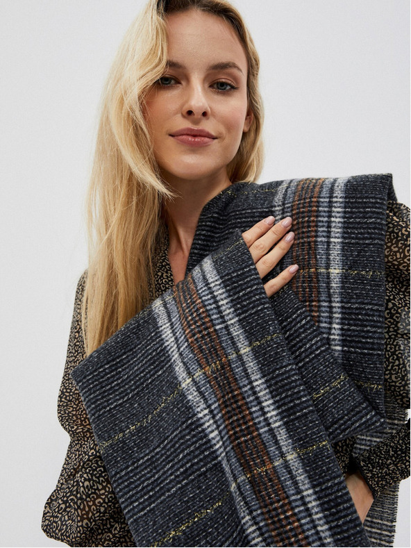 Moodo Fekete kockás sál Moodo