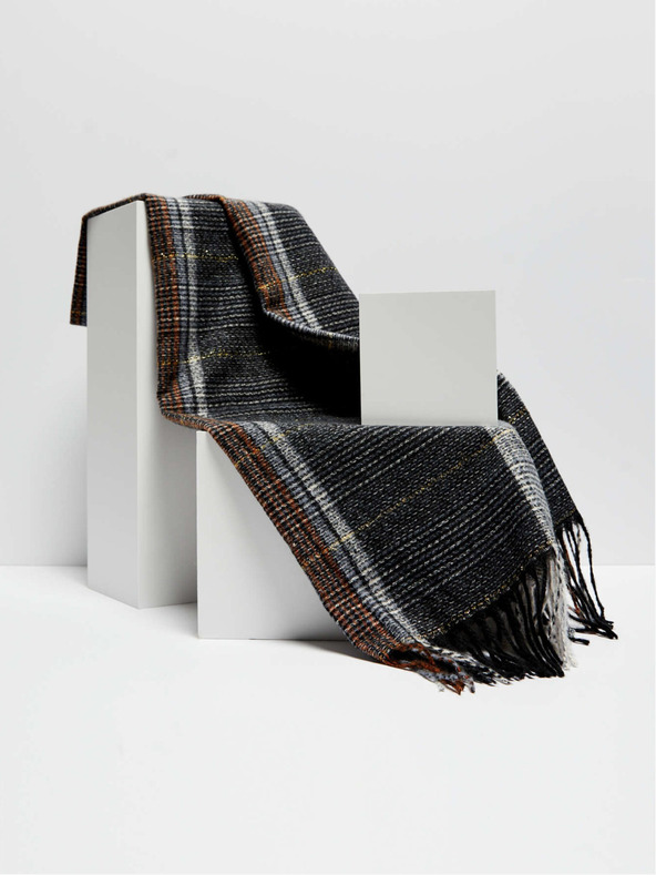 Moodo Fekete kockás sál Moodo