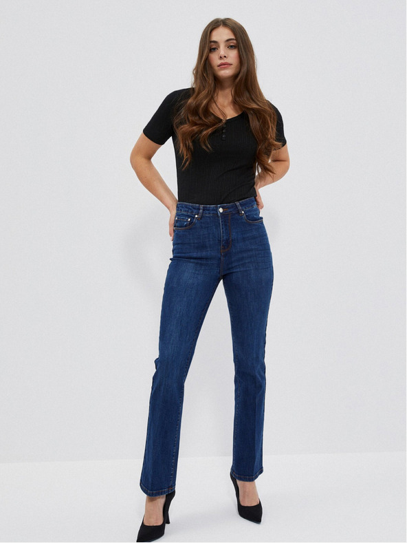 Moodo Fekete női hosszú ing Moodo