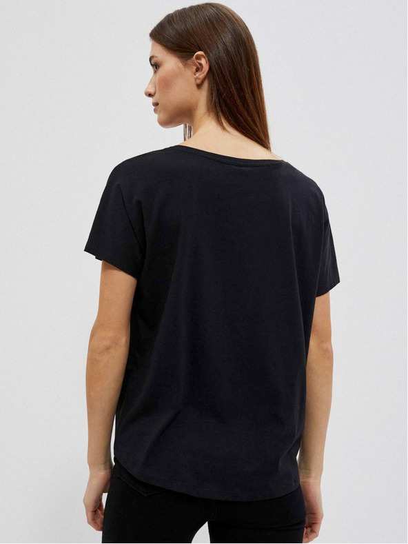 Moodo Fekete női hosszú ing Moodo