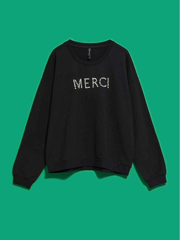 Moodo Fekete női pulóver Moodo