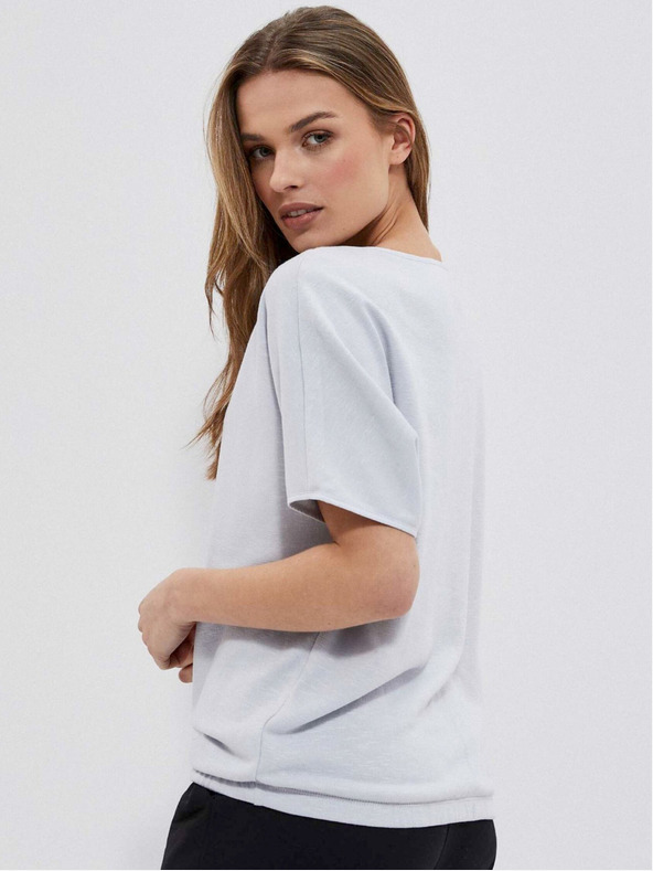 Moodo Szürke női pulóver Moodo