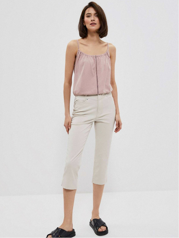 Moodo Moodo Bézs női nadrág