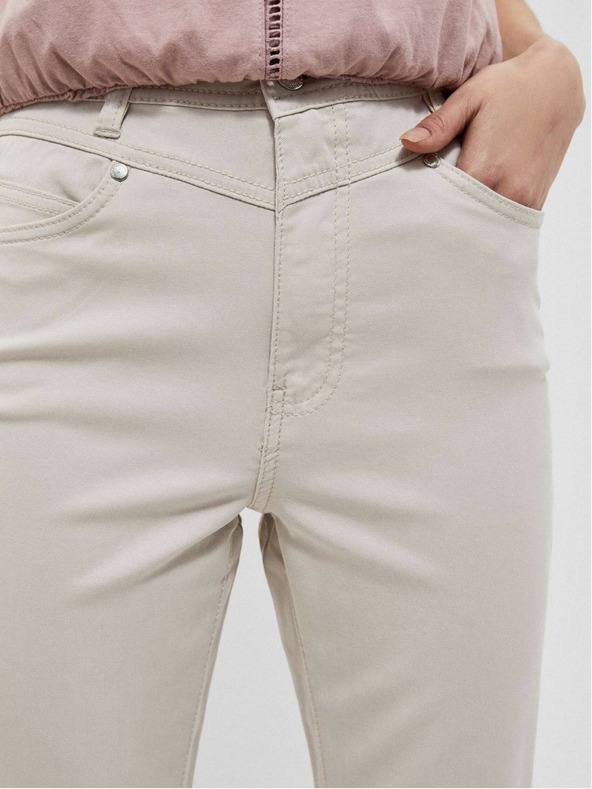 Moodo Moodo Bézs női nadrág