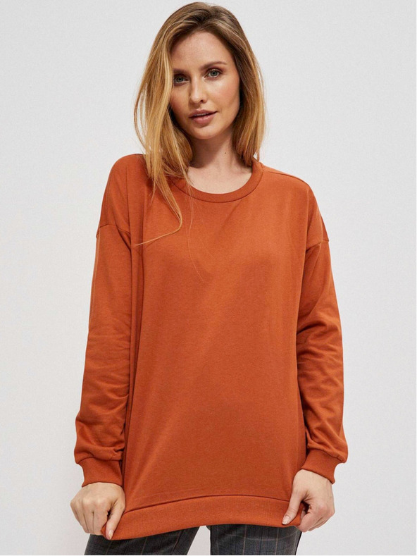 Moodo Moodo narancssárga női pulóver