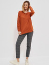 Moodo Moodo narancssárga női pulóver