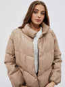 Moodo Bézs színű női steppelt kabát Moodo