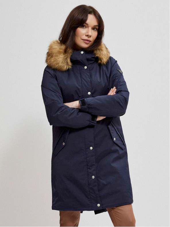 Moodo Sötétkék női parka Moodo