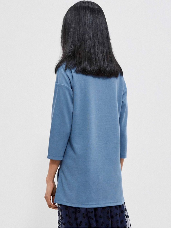 Moodo Kék női kapucnis pulóver Moodo