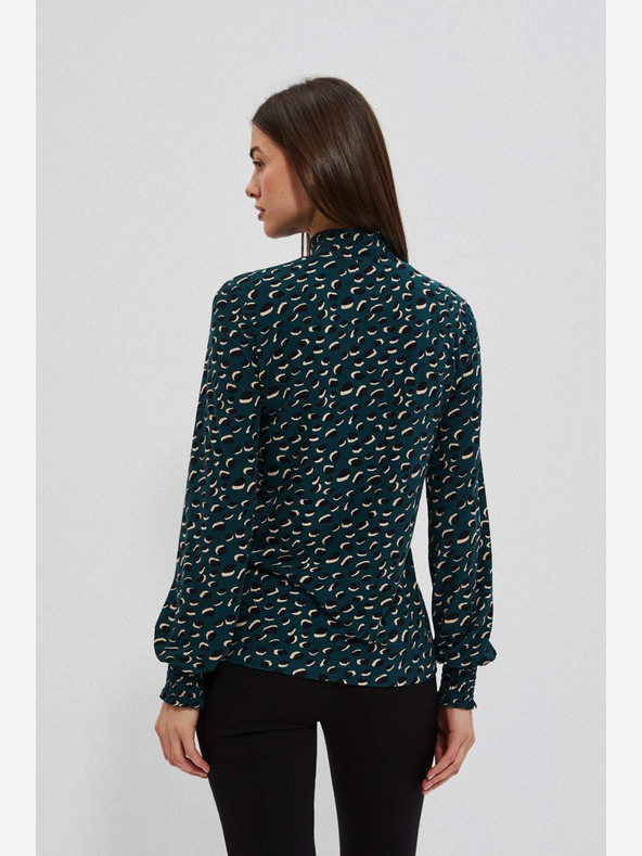 Moodo Zöld női mintás női blúz Moodo