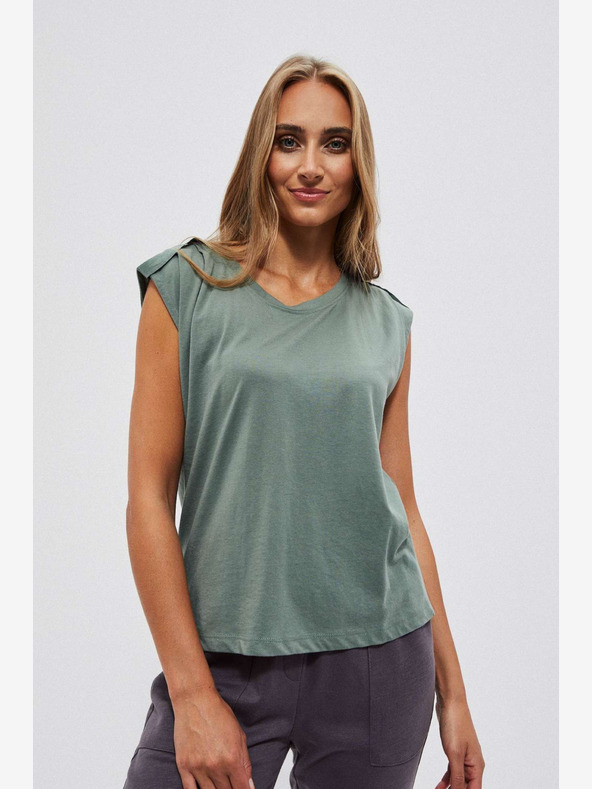 Moodo Zöld női chino ing Moodo