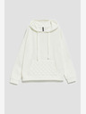 Moodo Fehér női kapucnis pulóver Moodo