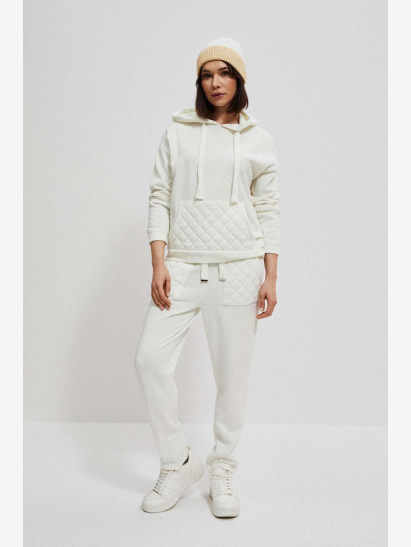 Moodo Fehér női melegítőnadrág Moodo