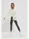 Moodo Moodo Bézs-fehér női kockás ing