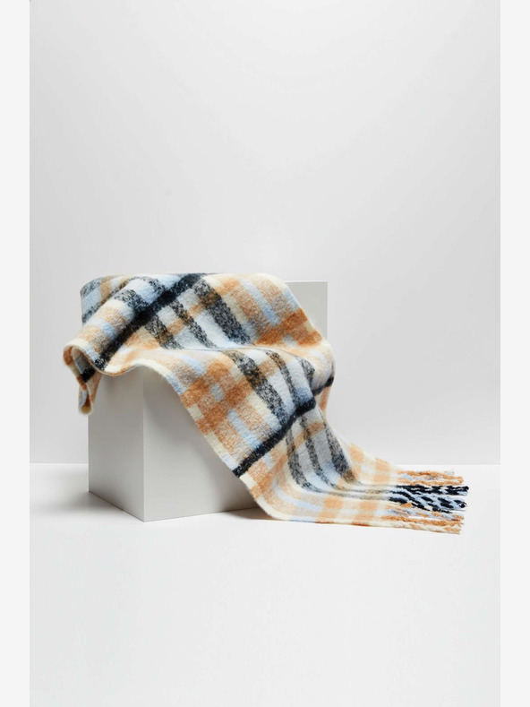 Moodo Moodo Narancssárga és kék női kockás ing