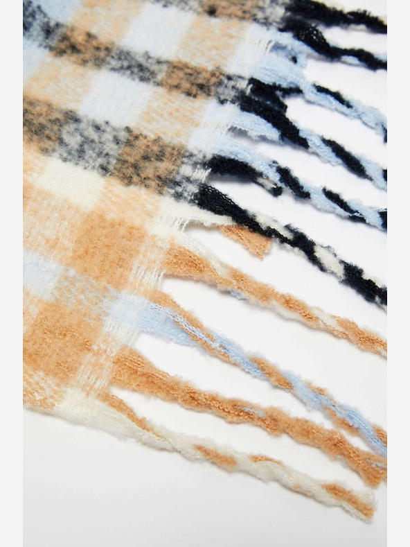 Moodo Moodo Narancssárga és kék női kockás ing