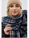 Moodo Kék női kockás sál Moodo