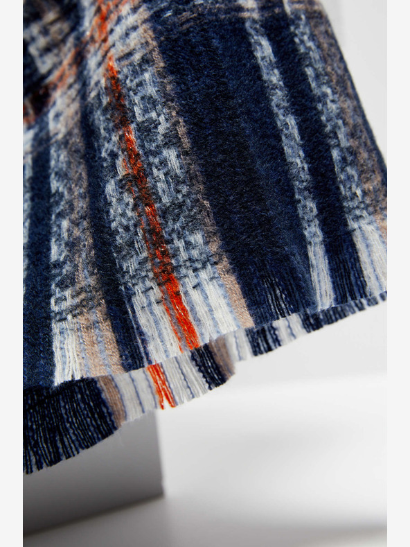 Moodo Kék női kockás sál Moodo