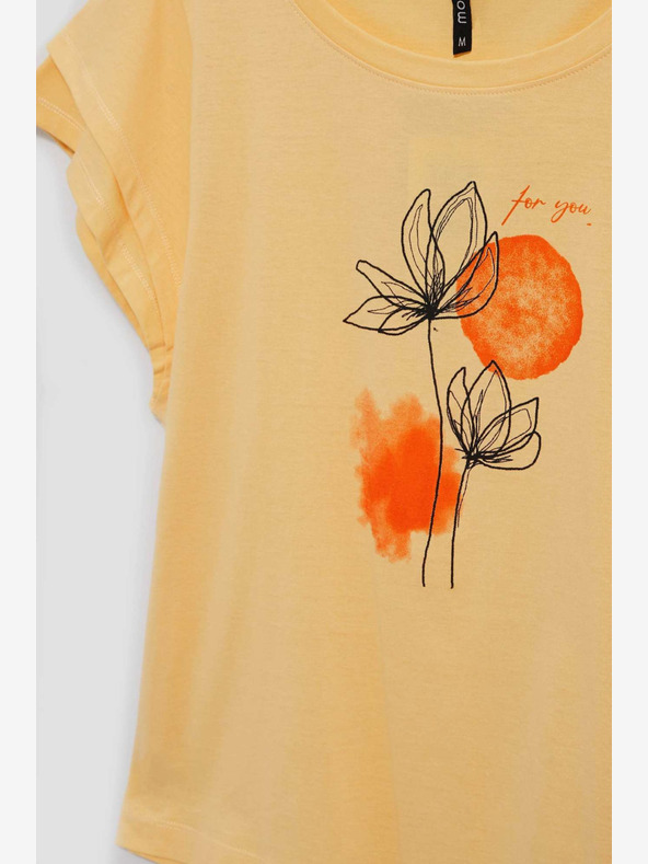 Moodo Sárga nyomtatott ing Moodo