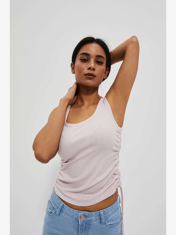 Moodo Világos lila tank top Moodo