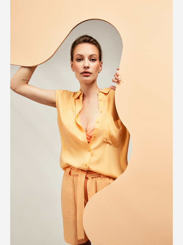 Moodo Narancssárga blúz Moodo