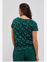 Moodo Zöld mintás blúz Moodo