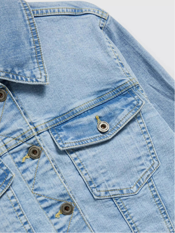 Moodo Világoskék farmerdzseki gombokkal Moodo