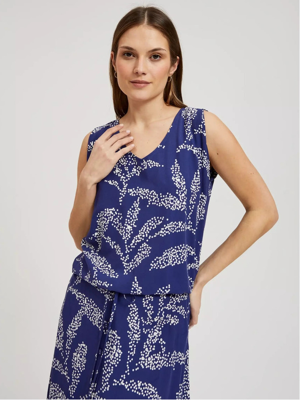 Moodo Kék mintás felső Moodo