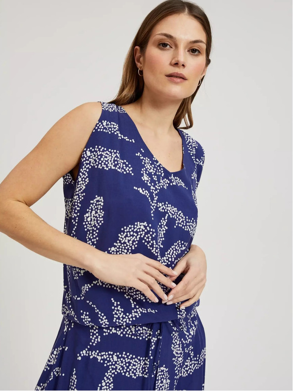 Moodo Kék mintás felső Moodo