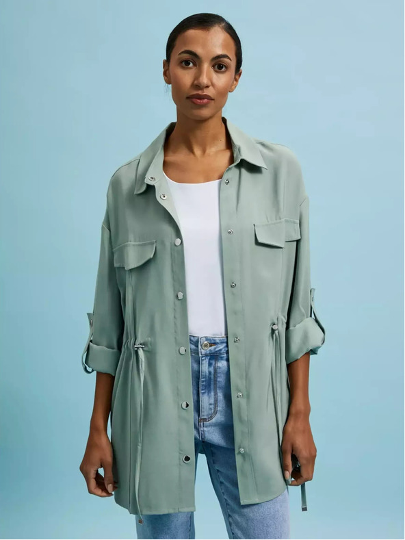 Moodo Zöld könnyű kabát Moodo