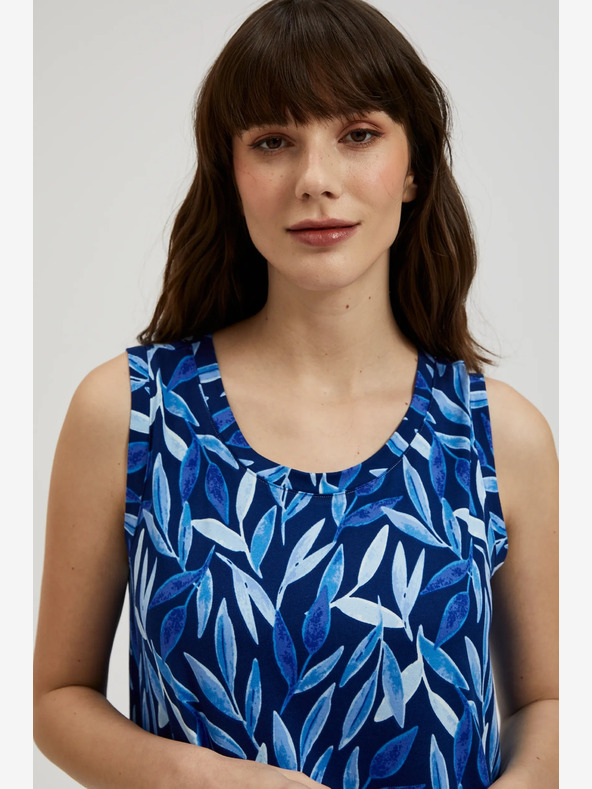 Moodo Sötétkék mintás felső Moodo